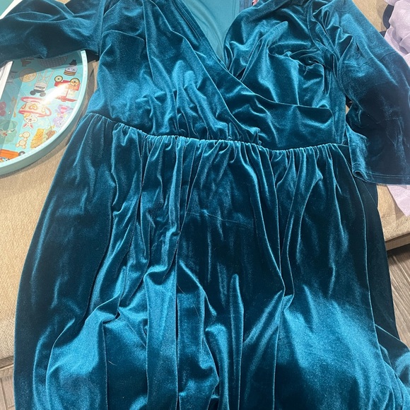 Vixen by Micheline Pitt Teal Dress - Picture 6 of 8